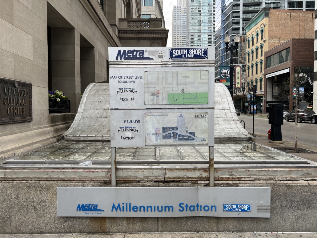 Photo of entrance to Millennium Station